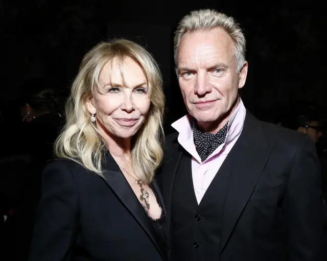 Trudie Styler and Sting