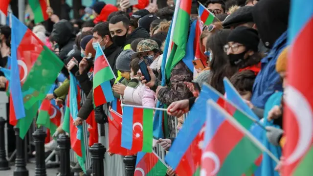 باکو - رژه ۱۰ دسامبر ۲۰۲۰