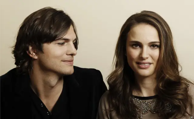 Ashton Kutcher and Natalie Portman
