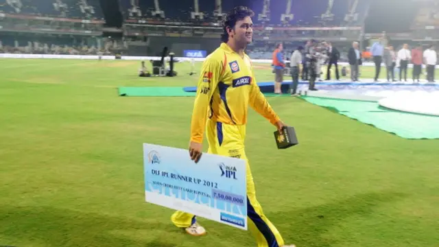 சென்னை சூப்பர் கிங்ஸ் ஐபிஎல் அணித் தலைவராக தோனி