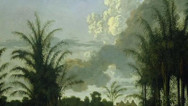 لوحة للفنان ديرك فالكنبُرغ لإحدى المزارع