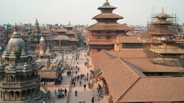 কাঠমান্ডু শহরের কেন্দ্রস্থল।