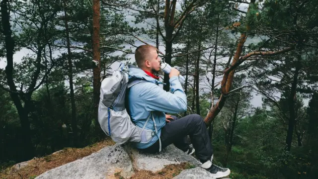 Мужчина на горе