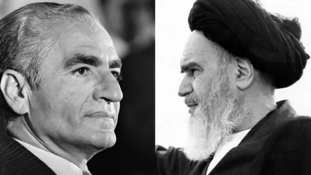 محمدرضا شاه پهلوی و آیت الله خمینی