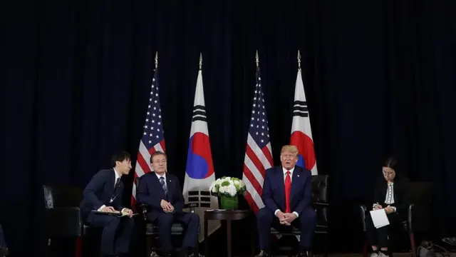 (캡션) 문 대통령은 북미 간 실무협상이 곧 열릴 것을 기대한다고 말했다