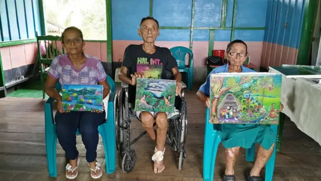 Rodolfo Arellano, Elba Jiménez y su hija.