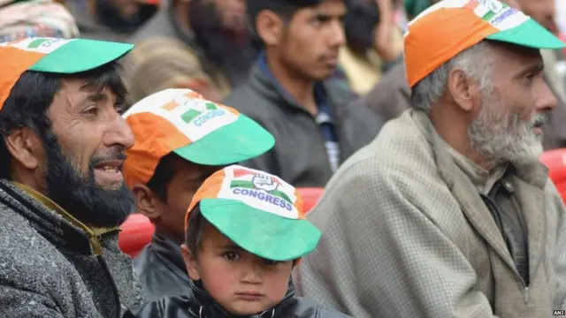 કૉંગ્રેસના ચૂંટણી પ્રચારની તસવીર