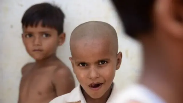 સીતાપુરના બાળકોની તસવીર