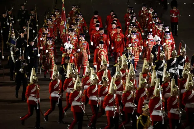 Ночная репетиция потдвердила полную готовность к церемонии коронации