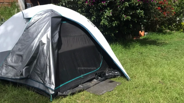 Carpa de la familia Valderrama-Casallas mostrada en su cuenta de Instagram.
