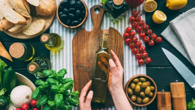 Aceite de oliva y otras verduras