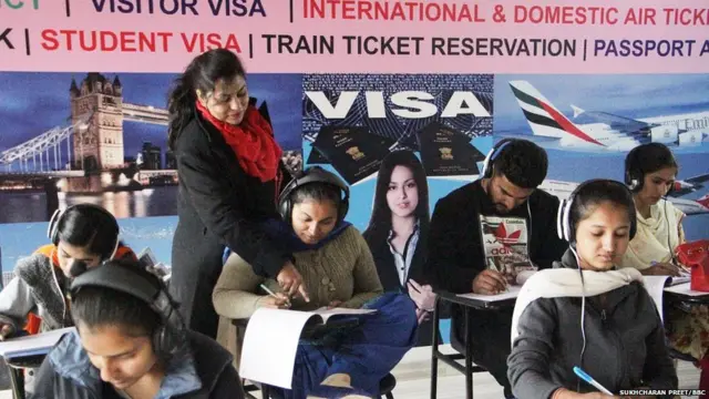 ਆਈਲੈੱਟਸ ਦੀ ਤਿਆਰੀ ਕਰਦੇ ਨੌਜਵਾਨ