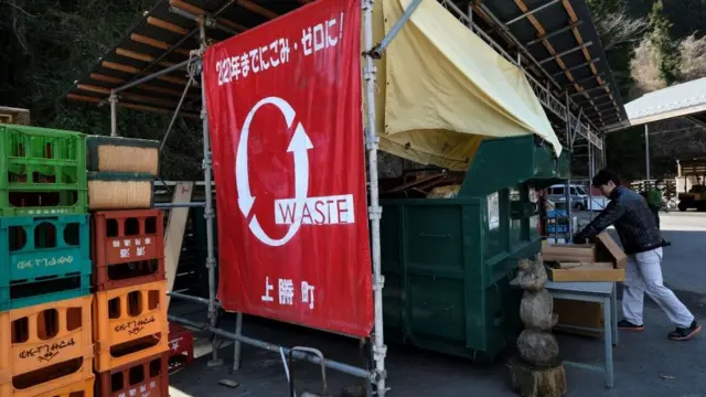 Cartel de "cero desperdicios"