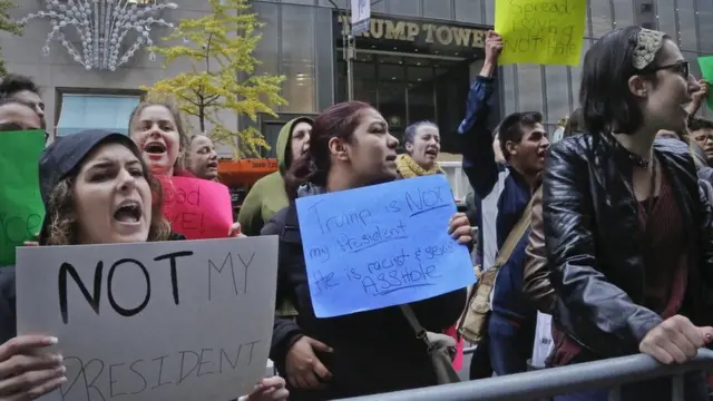 Trump protesto