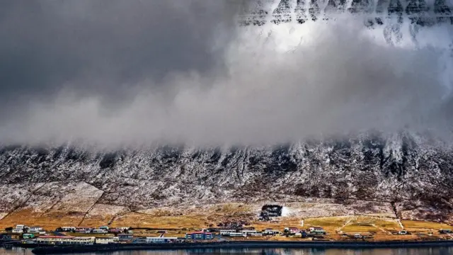 Paisagem da Islândia