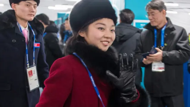 북한 피겨스케이팅 렴대옥(가운데)-김주식(좌) 페어팀