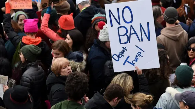 Nhiều nơi đã có biểu tình phản đối chính sách của ông Trump