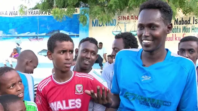 Abdunnasin Mohamed, capitaine de l'équipe