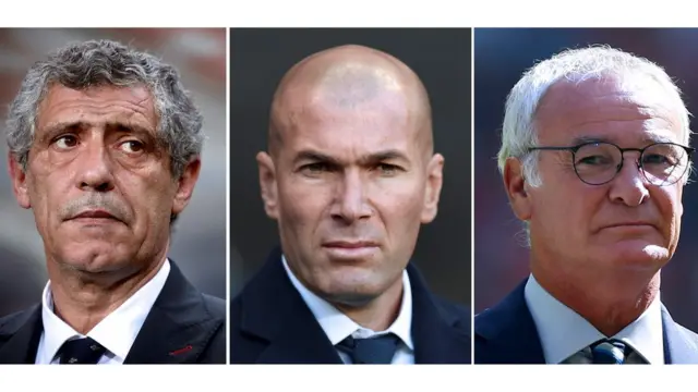 Santos, Zidane, Ranieri