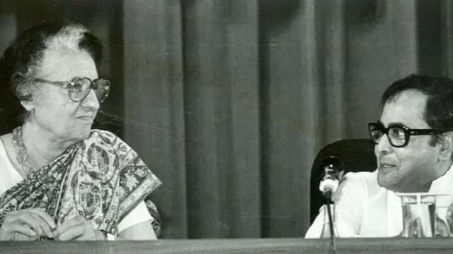 INDRA GHANDHI AND PARNAB