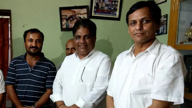 सुपर 30 के संस्थापक आनंद कुमार के साथ बिहार भाजपा अध्यक्ष नित्यानंद राय