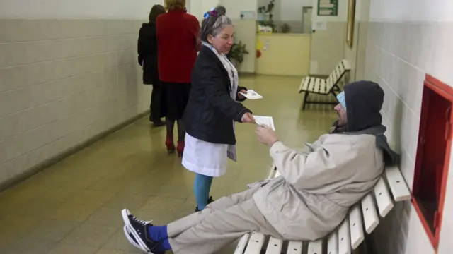 Hospital psiquiátrico en Argentina.