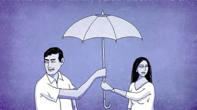 ભગ્ન લગ્નજીવનની પ્રતીકાત્મક તસવીર