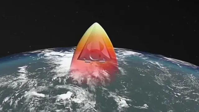 高超音速滑翔弹头示意图