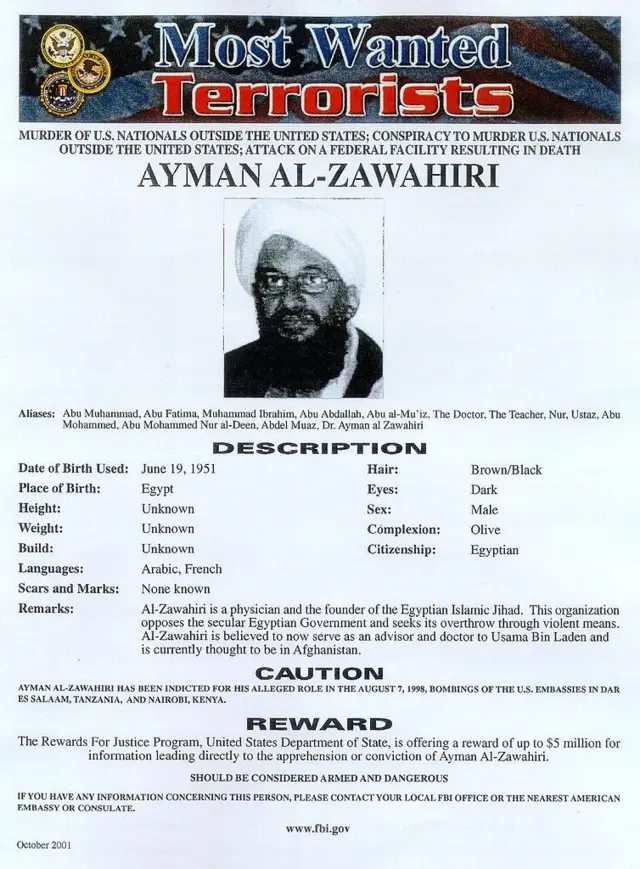 ਅਮਰੀਕੀ ਸਰਕਾਰ ਵੱਲੋਂ ਉਨ੍ਹਾਂ ਉੱਪਰ ਢਾਈ ਕਰੋੜ ਡਾਲਰ ਦਾ ਇਨਾਮ ਰੱਖਿਆ ਗਿਆ ਸੀ