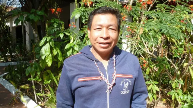 Le pêcheur Juan Carlos Ortiz Chavez