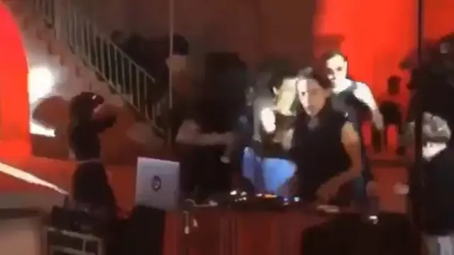 Pesta di kompleks masjid dan makam nabi musa