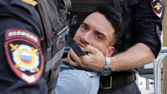 Задержания на акции оппозиции в Москве 27.07.19