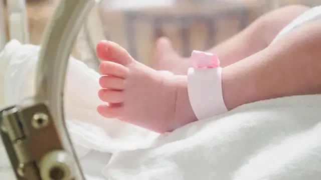 Pie de un bebé prematuro