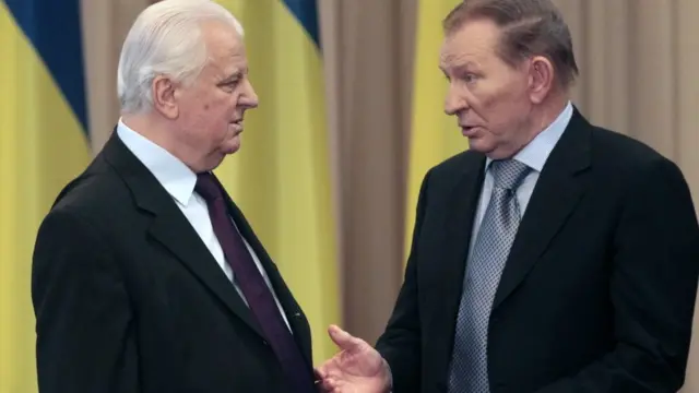 Леонід Кравчук та Леонід Кучма