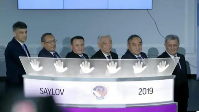 Бешта партия ва Марказий сайлов комиссияси раислари