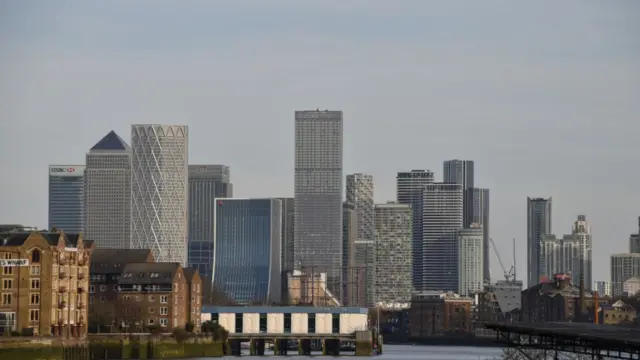 Zona financiera de Londres.