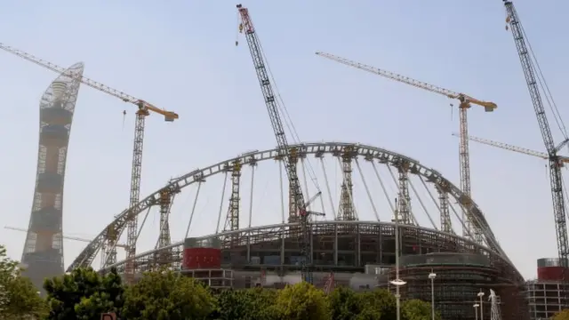 Строительство стадиона в Дохе