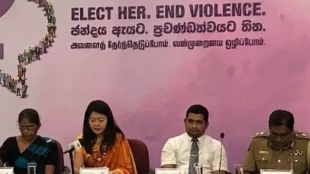 #ElectHer ව්‍යාපෘතිය: "ඡන්දය ඇයට. ප්‍රචණ්ඩත්වයට තිත"