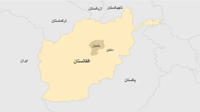 نقشه بامیان