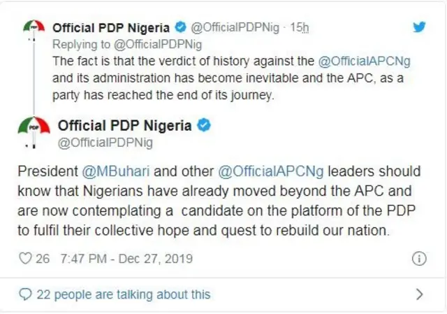 Oju opo ayelujara PDP