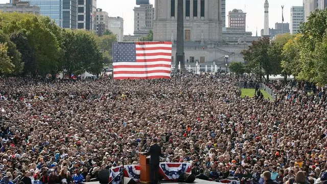 Obama discursaaposta alcance de golsIndianápolis