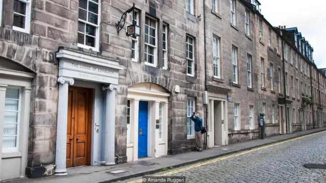 Edinburgh-da 19 Hill Street-də Mason lojası