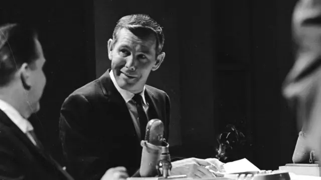 Johnny Carson en uno de su programas