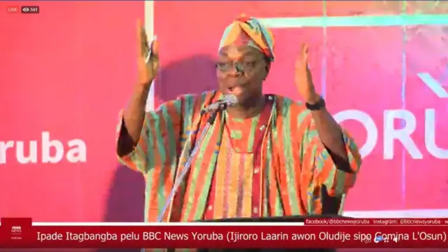 Aworan ipade itagbangba BBC Yoruba