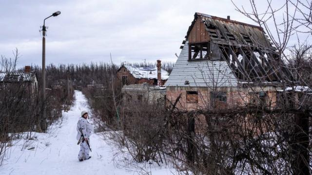 Линия фронта на Украине