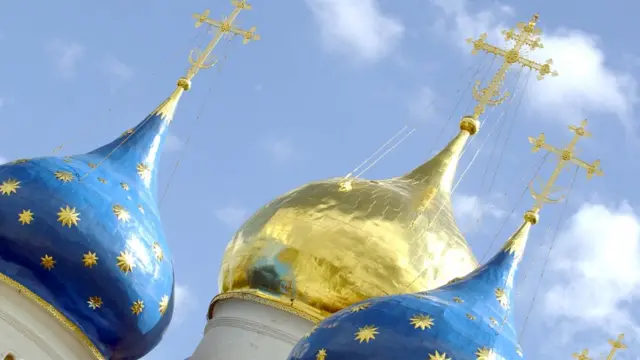 Купола Троице-Сергиевой лавры