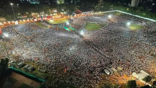 उद्धव ठाकरे की रैली में भीड़ की ये तस्वीर ठाकरे गुट ने जारी की है