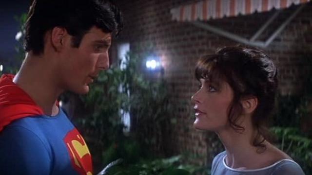 Christopher Reeve y Margot Kidder en Superman I