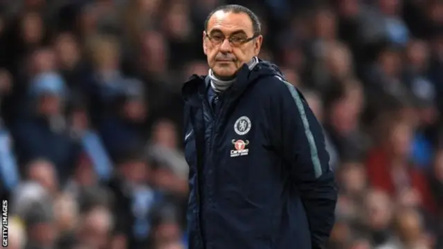 Kocha wa Chelsea Maurizio Sarri