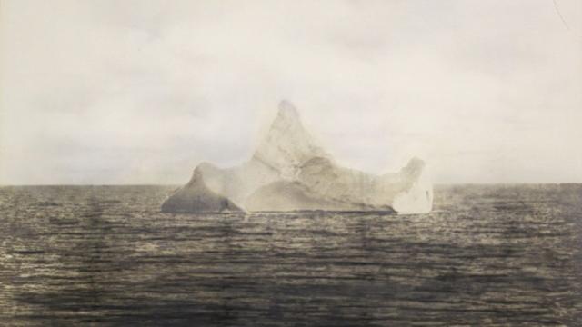La foto del supuesto iceberg que hundió al Titanic.